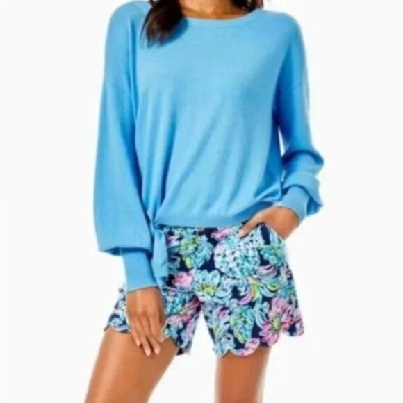 Lilly Pulitzer Nariah Sweater Zanzibar Blue Women's Size Small - Picture 1 of 7